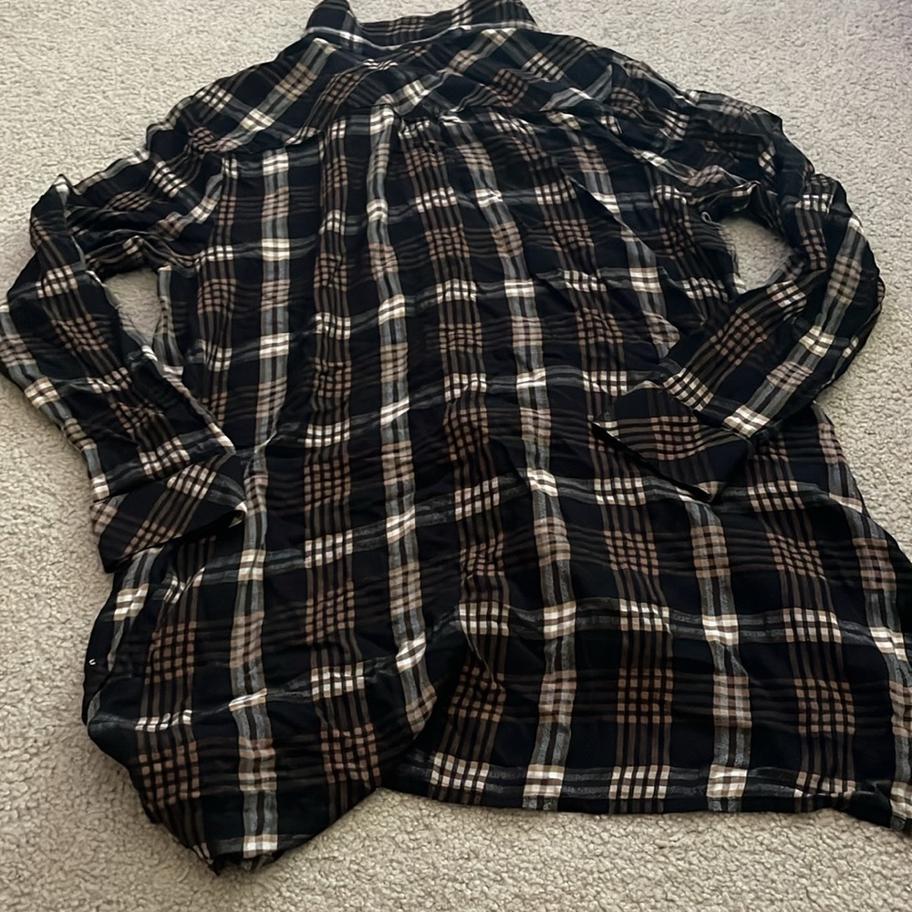 “J.Jill- Plaid Button Down Size Large” - image 5